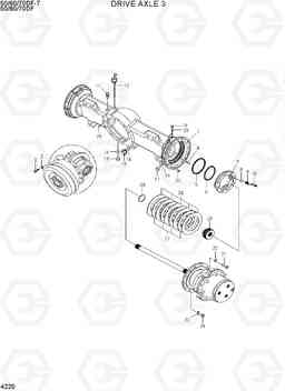 4220 DRIVE AXLE 3 50/60/70DF-7, Hyundai