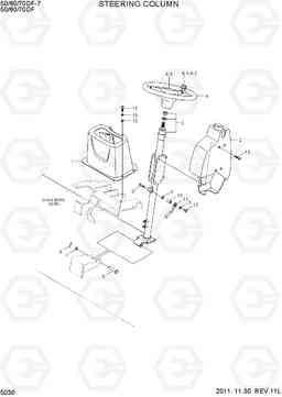 5030 STEERING COLUMN 50/60/70DF-7, Hyundai
