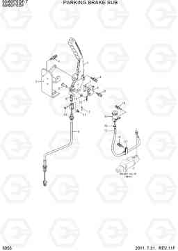 5055 PARKING BRAKE SUB 50/60/70DF-7, Hyundai