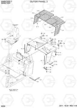 6030 OUTER PANEL 2 50/60/70DF-7, Hyundai