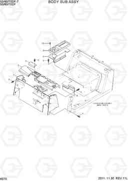 6070 BODY SUB ASSY 50/60/70DF-7, Hyundai