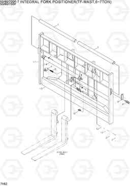 7162 INTEGRAL F/POSITIONER(TF-MAST,60/70DF) 50/60/70DF-7, Hyundai