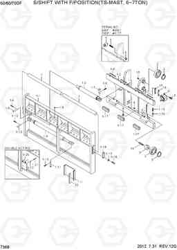 7368 S/SHIFT WITH F/POSITION(TS-MAST,6~7TON) 50/60/70DF-7, Hyundai