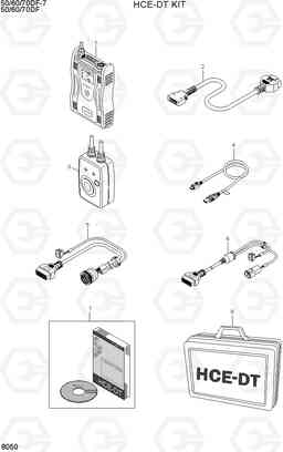 8050 HCE-DT KIT 50/60/70DF-7, Hyundai