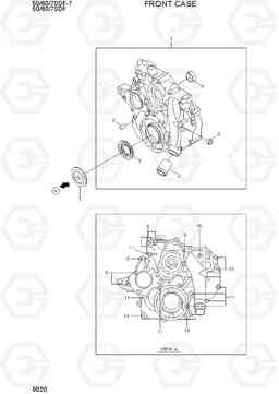 9020 FRONT CASE 50/60/70DF-7, Hyundai