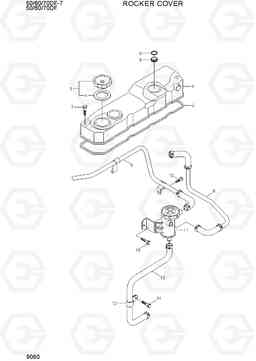 9060 ROCKER COVER 50/60/70DF-7, Hyundai