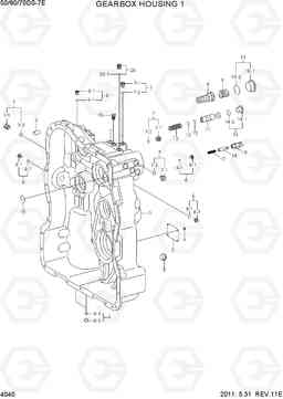 4040 GEARBOX HOUSING 1 50/60/70DS-7E, Hyundai