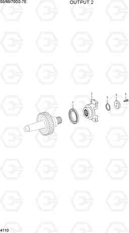 4110 OUTPUT 2 50/60/70DS-7E, Hyundai