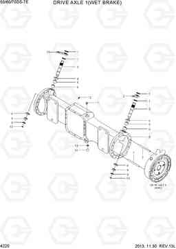 4220 DRIVE AXLE 1(WET BRAKE) 50/60/70DS-7E, Hyundai