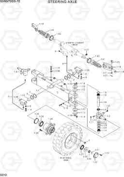 5010 STEERING AXLE 50/60/70DS-7E, Hyundai