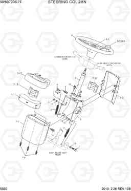 5030 STEERING COLUMN 50/60/70DS-7E, Hyundai