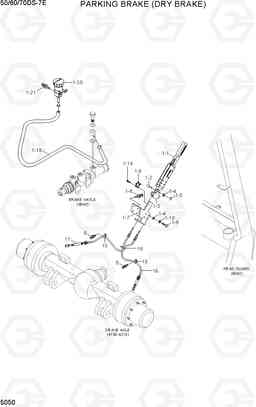 5050 PARKING BRAKE(DRY BRAKE) 50/60/70DS-7E, Hyundai