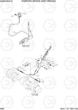 5055 PARKING BRAKE(WET BRAKE) 50/60/70DS-7E, Hyundai