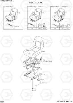 6031 SEAT(LOCAL) 50/60/70DS-7E, Hyundai
