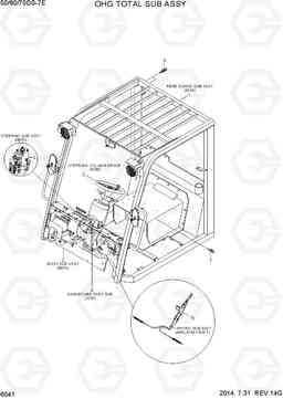 6041 O.H.G TOTAL SUB ASSY 50/60/70DS-7E, Hyundai