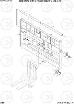 7051 INTEGRAL FORK POSITIONER(V,50DS-7E) 50/60/70DS-7E, Hyundai