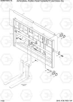 7162 INTEGRAL F/POSITIONER(TF,60/70DS-7E) 50/60/70DS-7E, Hyundai