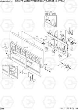 7368 S/SHIFT WITH F/POSITION(TS-MAST,6~7TON) 50/60/70DS-7E, Hyundai