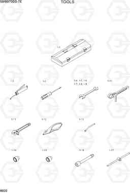 8020 TOOLS 50/60/70DS-7E, Hyundai