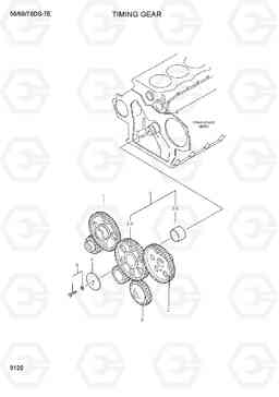 9120 TIMING GEAR 50/60/70DS-7E, Hyundai