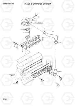 9130 INLET & EXHAUST SYSTEM 50/60/70DS-7E, Hyundai