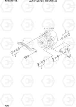 9280 ALTERNATOR GENERAL 50/60/70DS-7E, Hyundai