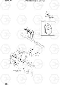 2035 DASHBOARD ELEC SUB 60/70L-7A, Hyundai