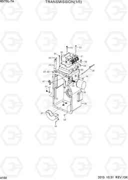 4100 TRANSMISSION(1/5) 60/70L-7A, Hyundai