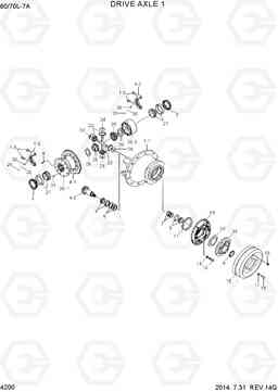 4200 DRIVE AXLE 1 60/70L-7A, Hyundai