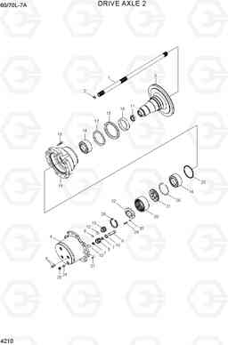 4210 DRIVE AXLE 2 60/70L-7A, Hyundai