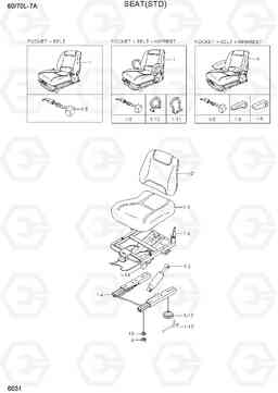 6031 SEAT(STD) 60/70L-7A, Hyundai