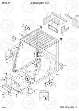 6060 HEAD GUARD SUB 60/70L-7A, Hyundai