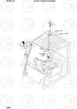 6080 ELEC HEAD GUARD 60/70L-7A, Hyundai