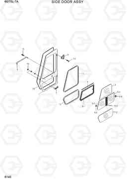 6140 SIDE DOOR ASSY 60/70L-7A, Hyundai