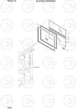 6150 SLIDING WINDOW 60/70L-7A, Hyundai