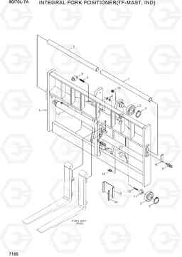 7165 INTEGRAL FORK POSITIONER(TF-MAST,IND) 60/70L-7A, Hyundai