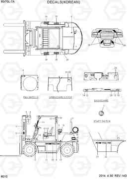 8010 DECALS(KOREAN) 60/70L-7A, Hyundai