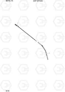 9170 DIPSTICK GAUGE 60/70L-7A, Hyundai