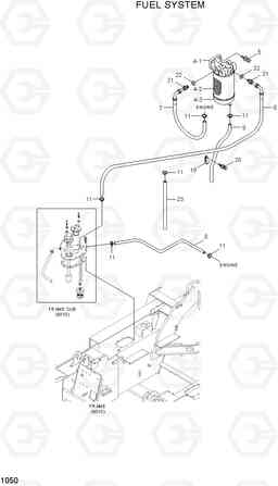 1050 FUEL SYSTEM 80D-7, Hyundai