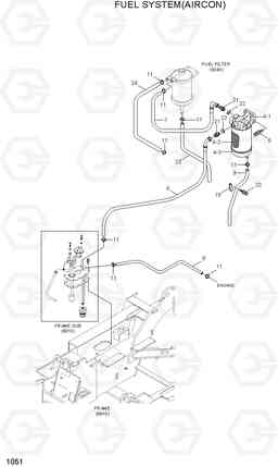 1051 FUEL SYSTEM(AIRCON) 80D-7, Hyundai