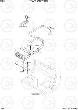 1060 HEATER(CABIN) 80D-7, Hyundai