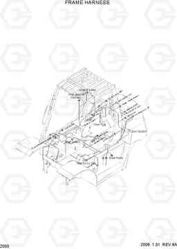 2050 FRAME HARNESS 80D-7, Hyundai