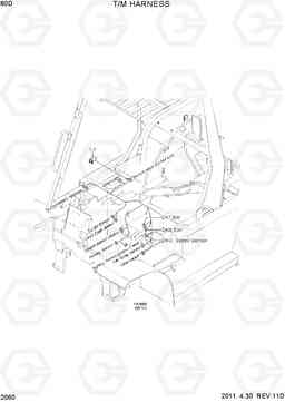 2060 TRANSMISSION HARNESS 80D-7, Hyundai