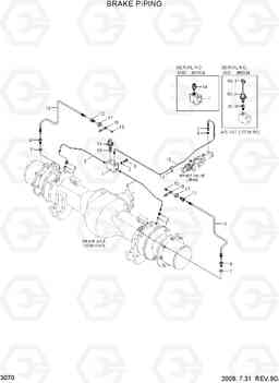 3070 BRAKE PIPING 80D-7, Hyundai