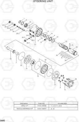 3A80 STEERING UNIT 80D-7, Hyundai