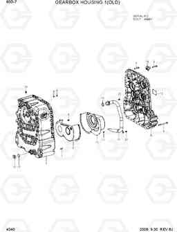 4040 GEARBOX HOUSING 1(OLD) 80D-7, Hyundai