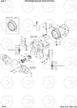 4210 TRANSMISSION MOUNTING 80D-7, Hyundai