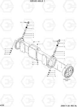 4220 DRIVE AXLE 1 80D-7, Hyundai