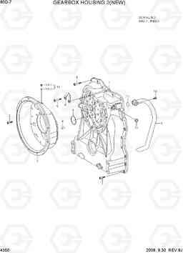 4350 GEARBOX HOUSING 2(NEW) 80D-7, Hyundai