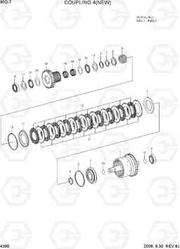 4390 COUPLING 4(NEW, FORWARD) 80D-7, Hyundai